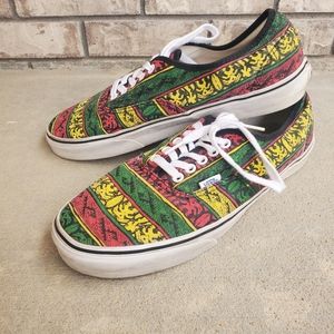 Vans Men's classic Van Doren classic rasta sneakers Reggae shoes